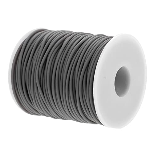 YOSADIER 1 Rolle DIY Armband Schnur PVC Hohle Gummiseil für Schmuckherstellung Rolle Tiefgrau für Perlen und Kreative Bastelprojekte YOSADIER 1 Rolle DIY Armband Schnur PVC Hohle Gummiseil für Schmuckherstellung Rolle Tiefgrau für Perlen und Kreative Bastelprojekte von YOSADIER