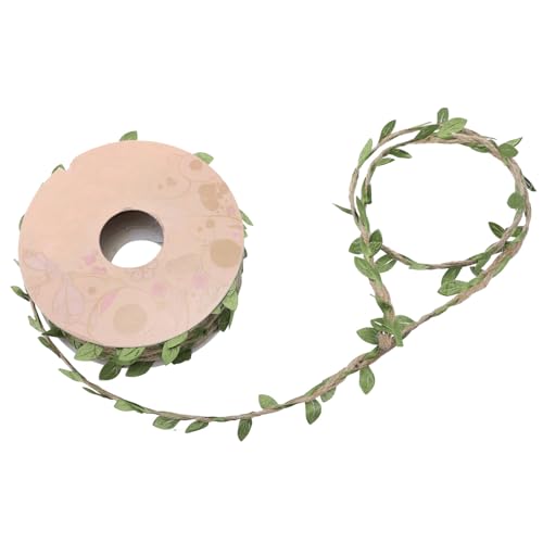 YOSADIER 1 Rolle DIY Juteseil mit Blättern für Hochzeits und Festdeko Natürliche Bastelschnur für und Außendekoration Individuell Zuschneidbar für Partys und Kreative Projekte YOSADIER 1 Rolle DIY Juteseil mit Blättern für Hochzeits und Festdeko Natürliche Bastelschnur für und Außendekoration Individuell Zuschneidbar für Partys und Kreative Projekte von YOSADIER