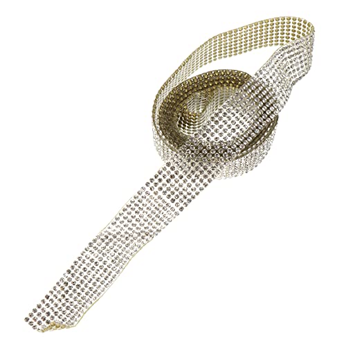 YOSADIER 1 Rolle Diamant Trimmband Selbstklebend Reihige Strass Borte für Diy Hochzeitsdeko Glitzerband für Bekleidungsaccessoires Bastelprojekte Partydekoration YOSADIER 1 Rolle Diamant Trimmband Selbstklebend Reihige Strass Borte für Diy Hochzeitsdeko Glitzerband für Bekleidungsaccessoires Bastelprojekte Partydekoration von YOSADIER