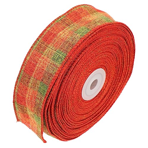 YOSADIER 1 Rolle Eisenkantenbogenband Handwerk Dekoration Bänder dekorativ schneidbares Geschenkband Bastelbandbündel Band für die Kranzherstellung Festival-Geschenkband Kranzband Polyester YOSADIER 1 Rolle Eisenkantenbogenband Handwerk Dekoration Bänder dekorativ schneidbares Geschenkband Bastelbandbündel Band für die Kranzherstellung Festival-Geschenkband Kranzband Polyester von YOSADIER