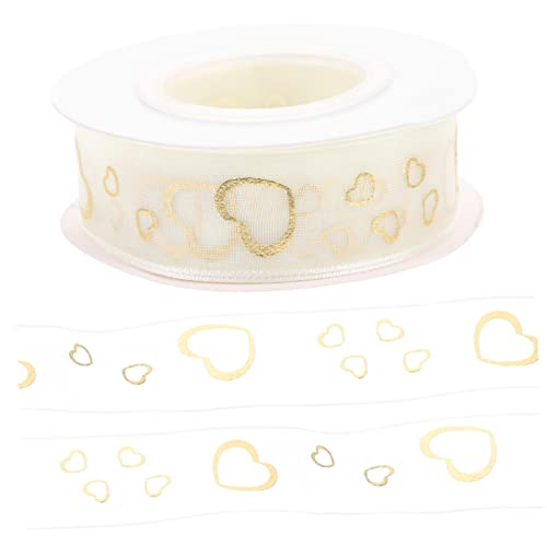 YOSADIER 1 Rolle Festliches Satinband mit Goldprägung Breit Vielseitiges Diy Geschenkband für Hochzeiten Partys und Bastelprojekte Hochwertige Strapazierfähige Dekoration für Besondere YOSADIER 1 Rolle Festliches Satinband mit Goldprägung Breit Vielseitiges Diy Geschenkband für Hochzeiten Partys und Bastelprojekte Hochwertige Strapazierfähige Dekoration für Besondere von YOSADIER