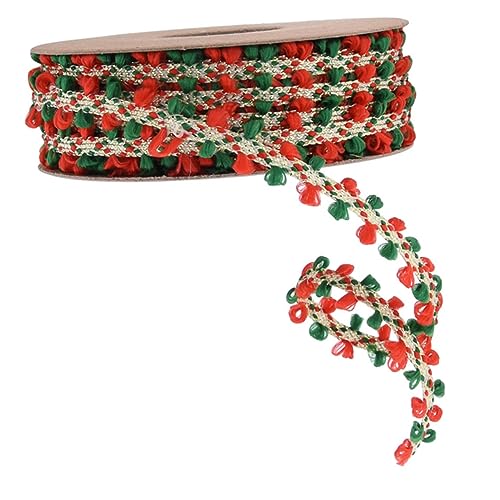 YOSADIER 1 Rolle Geschenkbänder Süßes Band Dekorative Wickelbänder Bandgirlande Geschenkband Für Samtband Geblümtes Partybesatzband Hochzeitsdekorband Dekorationsband Aus Polyester von YOSADIER