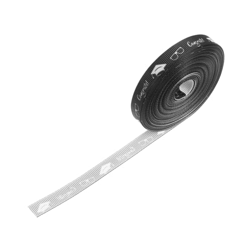 YOSADIER 1 Rolle Geschenkband Für Abschlusssaison Dekoration Für Die Abschlussfeier Staffelungsband Dekoratives Band Abschluss Zubehör Graduationsparty Gefälligkeiten Black Polyester YOSADIER 1 Rolle Geschenkband Für Abschlusssaison Dekoration Für Die Abschlussfeier Staffelungsband Dekoratives Band Abschluss Zubehör Graduationsparty Gefälligkeiten Black Polyester von YOSADIER
