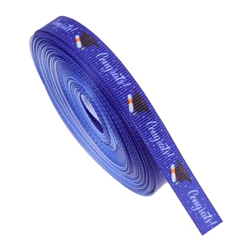 YOSADIER 1 Rolle Geschenkband für Abschlusssaison Abschlussband-Krawatte Bandabschluss Band-Abschlussfeier breites Band Staffelungsband Glückwunschband für Blumenstrauß Polyester Blue YOSADIER 1 Rolle Geschenkband für Abschlusssaison Abschlussband-Krawatte Bandabschluss Band-Abschlussfeier breites Band Staffelungsband Glückwunschband für Blumenstrauß Polyester Blue von YOSADIER