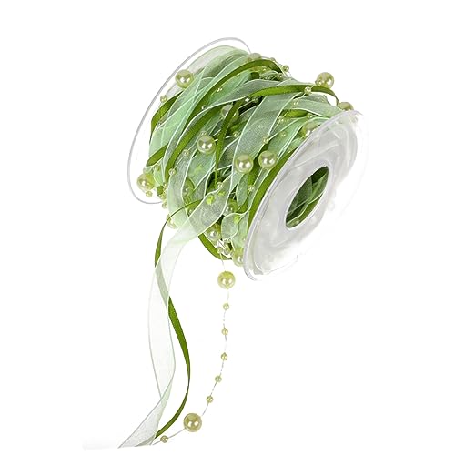 YOSADIER 1 Rolle Geschenkband weihnachtsbaumdeko tannenbaum dekoration wedding decoration grünes Band ästhetisch Braut- Piyester-Gurtbänder für Partys Blumenstraußbänder für Paket Green YOSADIER 1 Rolle Geschenkband weihnachtsbaumdeko tannenbaum dekoration wedding decoration grünes Band ästhetisch Braut- Piyester-Gurtbänder für Partys Blumenstraußbänder für Paket Green von YOSADIER