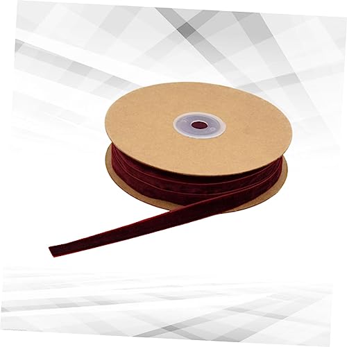 YOSADIER 1 Rolle Geschenkverpackungsband Schleifen für Bastelarbeiten Nähen Zubehör Mini Samtband rot dünn velvet ribbon samtbänder festliches Dekoband DIY dekoratives Klebeband YOSADIER 1 Rolle Geschenkverpackungsband Schleifen für Bastelarbeiten Nähen Zubehör Mini Samtband rot dünn velvet ribbon samtbänder festliches Dekoband DIY dekoratives Klebeband von YOSADIER
