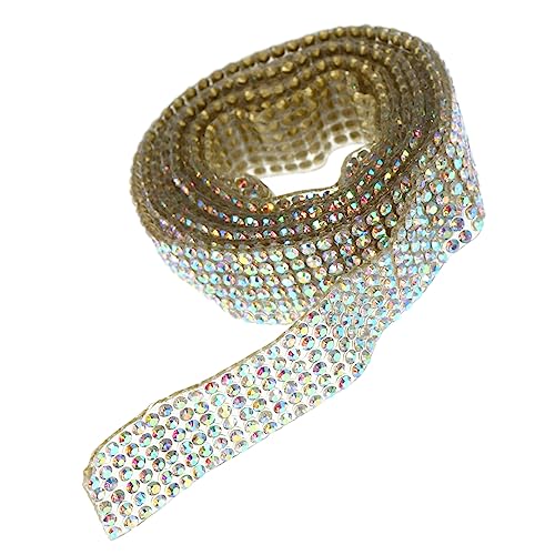 YOSADIER 1 Rolle Glitzerband Strassband Selbstklebend für Diy Hochzeitsdekoration Reihig Funkelnde Rhinestone Kette für Bastelprojekte und Accessoires Selbstklebend für Einfache Anwendung YOSADIER 1 Rolle Glitzerband Strassband Selbstklebend für Diy Hochzeitsdekoration Reihig Funkelnde Rhinestone Kette für Bastelprojekte und Accessoires Selbstklebend für Einfache Anwendung von YOSADIER