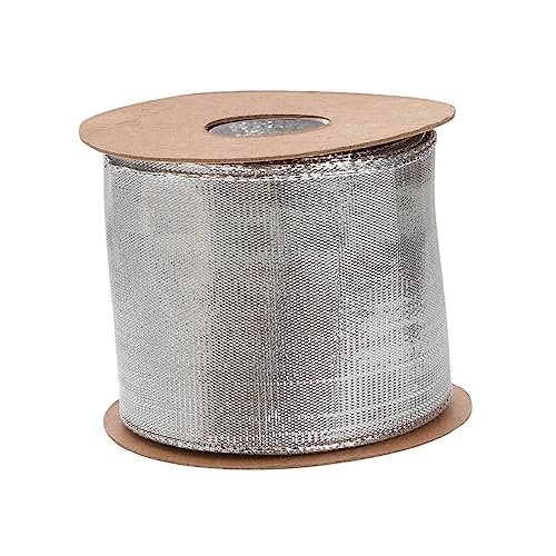 YOSADIER 1 Rolle Gold Und Silber Zwiebelband Geschenkband Blumenstraußband Bänder Band Zum Verpacken Von Geschenken Partys Breites Ripsband Dekoratives Verpackungsband Metallische von YOSADIER