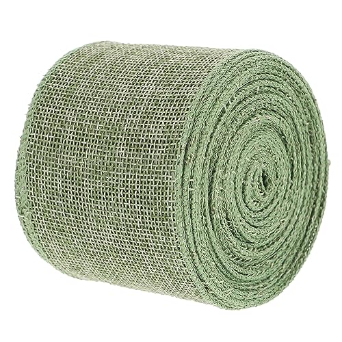 YOSADIER 1 Rolle Gurtbandimitat Aus Leinen Party Bänder Dekoration Natürlich Bastelbandbündel Handwerk Geflochten Farbig Farbe Jute Künstlich Für Breites Band Hochzeit Polyester Grün YOSADIER 1 Rolle Gurtbandimitat Aus Leinen Party Bänder Dekoration Natürlich Bastelbandbündel Handwerk Geflochten Farbig Farbe Jute Künstlich Für Breites Band Hochzeit Polyester Grün von YOSADIER