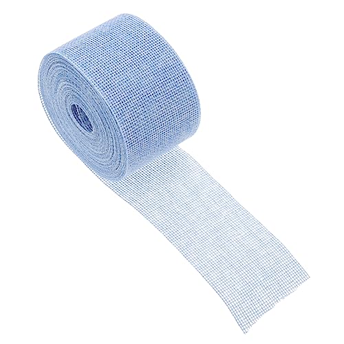 YOSADIER 1 Rolle Gurtbandimitat aus Leinen Handwerksband Hochzeit Partyband Sackleinenbandgewebe seidenband ribbon weihnachtsdeko dekorative Banddekoration DIY-Bänder basteln betäuben Blue YOSADIER 1 Rolle Gurtbandimitat aus Leinen Handwerksband Hochzeit Partyband Sackleinenbandgewebe seidenband ribbon weihnachtsdeko dekorative Banddekoration DIY-Bänder basteln betäuben Blue von YOSADIER