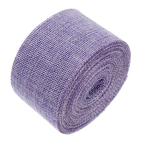 YOSADIER 1 Rolle Gurtbandimitat aus Leinen Party Sackleinen Blumenband Denim Schleife seidenband ribbon wedding decor blumendeko weihnachtsdeko dekoratives Band Banddekor betäuben Violett YOSADIER 1 Rolle Gurtbandimitat aus Leinen Party Sackleinen Blumenband Denim Schleife seidenband ribbon wedding decor blumendeko weihnachtsdeko dekoratives Band Banddekor betäuben Violett von YOSADIER