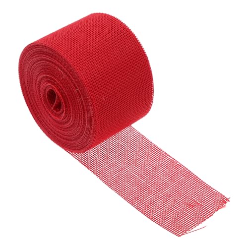 YOSADIER 1 Rolle Gurtbandimitat aus Leinen Schleife Satinband Sackleinenband Dekorationen Band zum Verpacken seidenband ribbon farbband dekoratives Hanfband dekoratives Band betäuben rot YOSADIER 1 Rolle Gurtbandimitat aus Leinen Schleife Satinband Sackleinenband Dekorationen Band zum Verpacken seidenband ribbon farbband dekoratives Hanfband dekoratives Band betäuben rot von YOSADIER