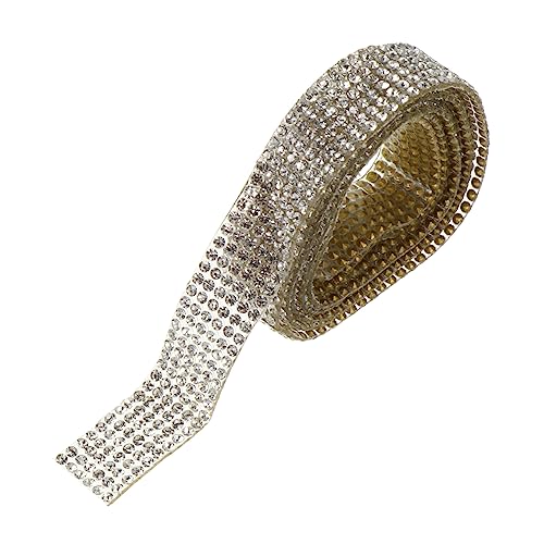 YOSADIER 1 Rolle Kristall Strassband für Hochzeitsdekoration Selbstklebendes Diamantband für Diy Projekte Reihen für Kleider Schuhe Accessoires und Bastelarbeiten YOSADIER 1 Rolle Kristall Strassband für Hochzeitsdekoration Selbstklebendes Diamantband für Diy Projekte Reihen für Kleider Schuhe Accessoires und Bastelarbeiten von YOSADIER