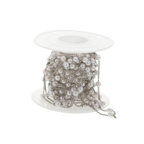 YOSADIER 1 Rolle Perlenkette Taschenketten Ketten zum Selbermachen von Schmuck Ohrringe Dekorationsketten Halskette Herstellung von Ketten Schmuckketten Bastelketten selber machen Legierung von YOSADIER