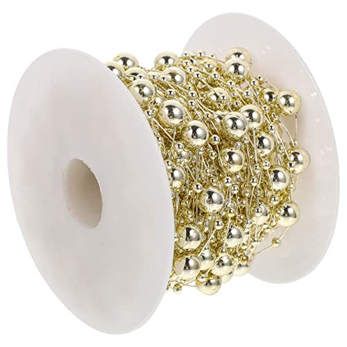 YOSADIER 1 Rolle Perlenkettendekoration kreatives Perlenkettendekor Hochzeitsmittelstücke für Tische Handwerk werkzeug Kette für die Schmuckherstellung Bekleidungsherstellung Plastik Golden YOSADIER 1 Rolle Perlenkettendekoration kreatives Perlenkettendekor Hochzeitsmittelstücke für Tische Handwerk werkzeug Kette für die Schmuckherstellung Bekleidungsherstellung Plastik Golden von YOSADIER