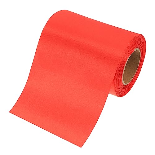 YOSADIER 1 Rolle Rotes Hochzeitsschleifenband Hochwertigem Breit für Bastelprojekte Geschenkschleifen und Festliche Dekorationen YOSADIER 1 Rolle Rotes Hochzeitsschleifenband Hochwertigem Breit für Bastelprojekte Geschenkschleifen und Festliche Dekorationen von YOSADIER