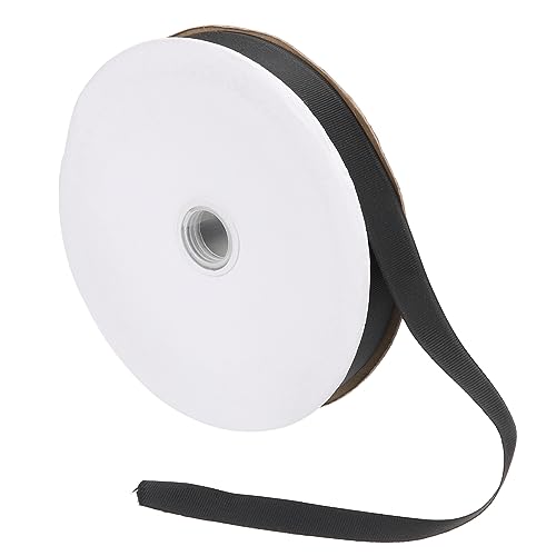 YOSADIER 1 Rolle Schleife geschenkband seidenband geschenksband wedlock the craft Bogen schwarzes Wickelband Stoff wickeln Verpackungsband für Bastelband machen Polyester Black von YOSADIER