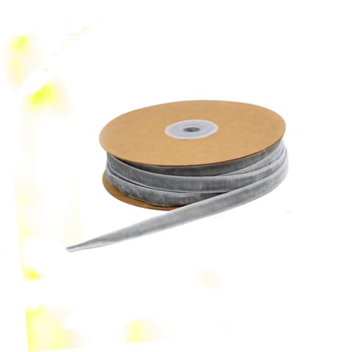 YOSADIER 1 Rolle Stoffband Zubehör Benutzerdefiniertes Band Sackleinenband Dekoration Samtband Geburtstagsband Zum Basteln Bänder Zum Basteln Dickes Bastelwickel Seidenband Stoff Grau YOSADIER 1 Rolle Stoffband Zubehör Benutzerdefiniertes Band Sackleinenband Dekoration Samtband Geburtstagsband Zum Basteln Bänder Zum Basteln Dickes Bastelwickel Seidenband Stoff Grau von YOSADIER
