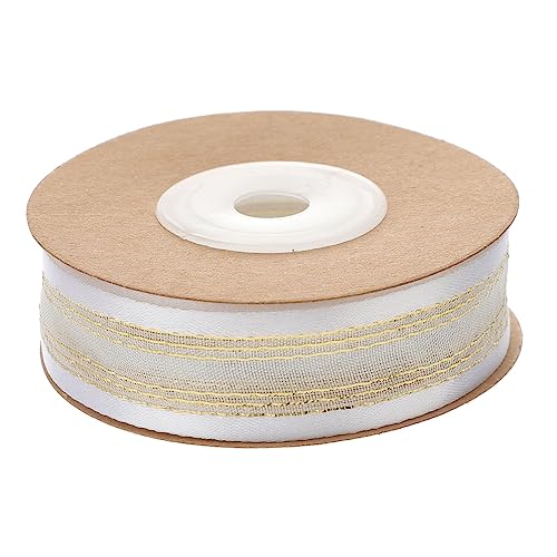 YOSADIER 1 Rolle Transparente Organza mit Satin Dekoratives Geschenkband für Diy Projekte Hochzeitsdekoration Bastelarbeiten Floristik und Geschenverpackungen für Zeremonien YOSADIER 1 Rolle Transparente Organza mit Satin Dekoratives Geschenkband für Diy Projekte Hochzeitsdekoration Bastelarbeiten Floristik und Geschenverpackungen für Zeremonien von YOSADIER