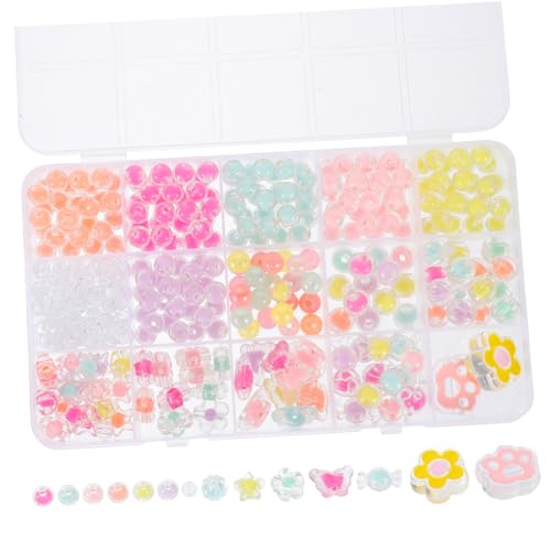 YOSADIER 1 Satz Acrylperlen Set für DIY Bastelperlen für Armbänder und Bastelmaterial für Schmuckherstellung und Kreative Projekte von YOSADIER
