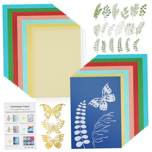 YOSADIER 1 Satz Cyanotypie Bausatz Fotografie Sonne Sonnenpapier Solaraktiviertes Papier Sonnendruckpapier Druckerpapier Sonnendruckset Druckpapiere Diy Liefert Naturfaser-papier YOSADIER 1 Satz Cyanotypie Bausatz Fotografie Sonne Sonnenpapier Solaraktiviertes Papier Sonnendruckpapier Druckerpapier Sonnendruckset Druckpapiere Diy Liefert Naturfaser-papier von YOSADIER