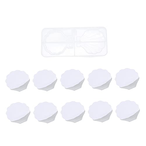 YOSADIER 1 Satz DIY Silikon Gießform für Makeup Spiegel Teiliges mit Spiegel Form und Spiegelplatten für Kreative Bastelprojekte und Einfach zu Reinigen von YOSADIER