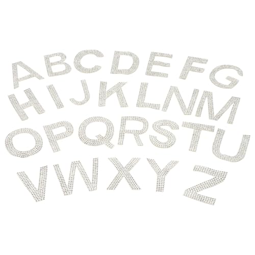 YOSADIER 1 Satz Eisenaufnäher mit Glitzerbuchstaben Selbstklebende Applikationen für Kleidung Taschen Hüte Diy Stickerei Patches zur Individuellen Gestaltung und Reparatur YOSADIER 1 Satz Eisenaufnäher mit Glitzerbuchstaben Selbstklebende Applikationen für Kleidung Taschen Hüte Diy Stickerei Patches zur Individuellen Gestaltung und Reparatur von YOSADIER