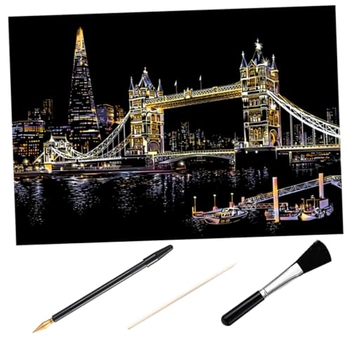 YOSADIER 1 Satz Kratzmalerei Kratzbild Kratzpapiere Für Notizen Abkratzen Zeichenpapier Kratzen Black Hölzern YOSADIER 1 Satz Kratzmalerei Kratzbild Kratzpapiere Für Notizen Abkratzen Zeichenpapier Kratzen Black Hölzern von YOSADIER