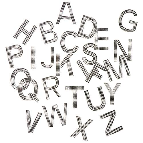 YOSADIER 1 Satz Rhinestone Alphabet Aufnäher Applikationen zum Aufbügeln für Jeans Shirts und Taschen Glitzernde Diy Patches für Kleidungsreparaturen und Styles YOSADIER 1 Satz Rhinestone Alphabet Aufnäher Applikationen zum Aufbügeln für Jeans Shirts und Taschen Glitzernde Diy Patches für Kleidungsreparaturen und Styles von YOSADIER
