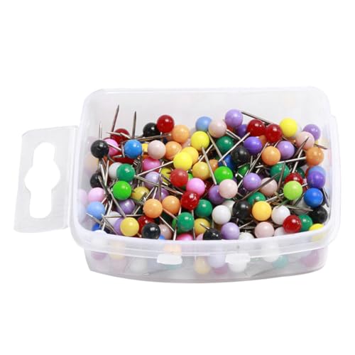 YOSADIER 1 Schachtel DIY Bunte Stecknadeln mit Kugelkopf Pinnnadeln für Bastelprojekte Nähen und Angeln Farbenfrohe Markierungsnadeln für Kreative Anwendungen YOSADIER 1 Schachtel DIY Bunte Stecknadeln mit Kugelkopf Pinnnadeln für Bastelprojekte Nähen und Angeln Farbenfrohe Markierungsnadeln für Kreative Anwendungen von YOSADIER