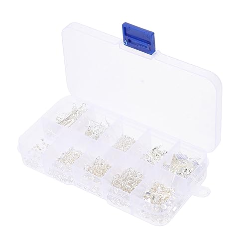 YOSADIER 1 Schachtel Ohrringhaken Silber Ohrring Zubehör Leicht und Langlebig DIY Schmuck Basteln Ohrhaken Ersatzteile Für Selbstgemachte Ohrringe und Ohrhänger von YOSADIER