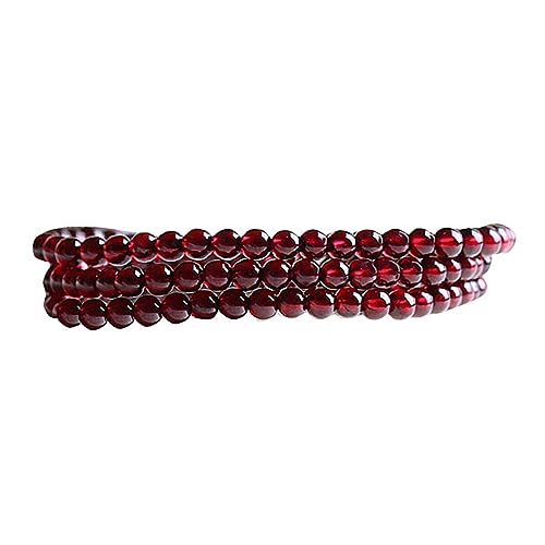 YOSADIER 1 Stück Granatperlen Perlen für Armbänder Perlen für die Herstellung von Armbändern Perlenhandwerk Halbfertige Perle Rotwein von YOSADIER
