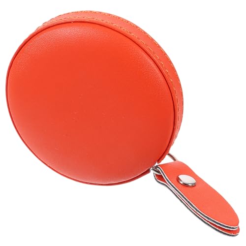 YOSADIER 1 Stück Leichtes PU Leder Maßband Tragbares Stilvolles und Flexibles Schneidermaßband für Kleidung und Körpermaße für Unterwegs Orange YOSADIER 1 Stück Leichtes PU Leder Maßband Tragbares Stilvolles und Flexibles Schneidermaßband für Kleidung und Körpermaße für Unterwegs Orange von YOSADIER