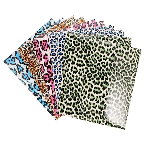 YOSADIER 10 Blätter Leopardenmuster Wärmeübertragungsfolie DIY Stofffolie Schriftzug Membran Kleidung Heiße Karte Transfermembran Kleidung Wärmeübertragungsfolie Schriftzug Folie Pu YOSADIER 10 Blätter Leopardenmuster Wärmeübertragungsfolie DIY Stofffolie Schriftzug Membran Kleidung Heiße Karte Transfermembran Kleidung Wärmeübertragungsfolie Schriftzug Folie Pu von YOSADIER