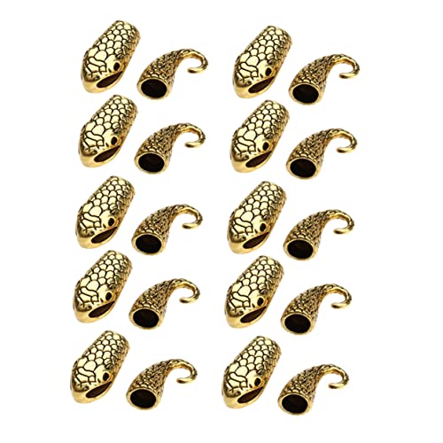 YOSADIER 10 Paare Schlangenverschluss Legierung für Schmuckherstellung DIY Armbandverschlüsse im Traditionellen Design Langlebig und Elegant für Bastelprojekte YOSADIER 10 Paare Schlangenverschluss Legierung für Schmuckherstellung DIY Armbandverschlüsse im Traditionellen Design Langlebig und Elegant für Bastelprojekte von YOSADIER