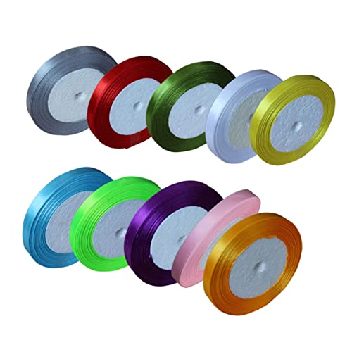 YOSADIER 10 Rollen Wickelband Band zum Verpacken Spitzenbänder zur Dekoration Weiß ribbon schienbeinschoner tape wedding decoration dekoration party bandalette Hochzeitsband Seidenband YOSADIER 10 Rollen Wickelband Band zum Verpacken Spitzenbänder zur Dekoration Weiß ribbon schienbeinschoner tape wedding decoration dekoration party bandalette Hochzeitsband Seidenband von YOSADIER