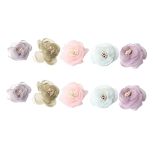 YOSADIER 10 Stück Chiffonblume Zubehör Stoff Schüttgut Clips Blau Blumen Festival-accessoires Lila Dekorationen Kleiderdekoration Blume Diy Blume Für Kleidung YOSADIER 10 Stück Chiffonblume Zubehör Stoff Schüttgut Clips Blau Blumen Festival-accessoires Lila Dekorationen Kleiderdekoration Blume Diy Blume Für Kleidung von YOSADIER