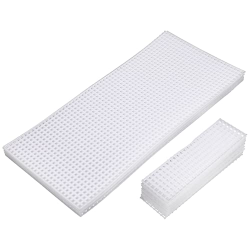 YOSADIER 10 Stück DIY Gewebte Taschenplatten Kunststoff für Handarbeiten Bastelprojekte Strapazierfähige Netzmaterialien zum Selbermachen von Handtaschen für Kreative YOSADIER 10 Stück DIY Gewebte Taschenplatten Kunststoff für Handarbeiten Bastelprojekte Strapazierfähige Netzmaterialien zum Selbermachen von Handtaschen für Kreative von YOSADIER