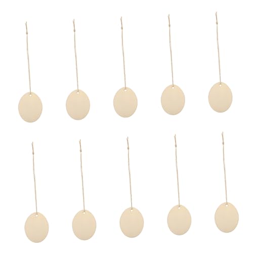 YOSADIER 10 Stück Ei-förmiger Anhänger Dekorationen Mini-Chips Weiß Party schmücken farbig unfertige Eierscheiben aus Holz Frühlingsornamente Holzspäne in Eiform hölzern Hellbraun YOSADIER 10 Stück Ei-förmiger Anhänger Dekorationen Mini-Chips Weiß Party schmücken farbig unfertige Eierscheiben aus Holz Frühlingsornamente Holzspäne in Eiform hölzern Hellbraun von YOSADIER
