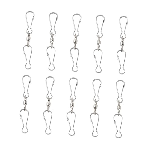 YOSADIER 10 Stück Haken aus Edelstahl sewing accessories Couture Kleidung Silberfarben Allzweckhaken Kleiderhaken Nähhaken Silver YOSADIER 10 Stück Haken aus Edelstahl sewing accessories Couture Kleidung Silberfarben Allzweckhaken Kleiderhaken Nähhaken Silver von YOSADIER