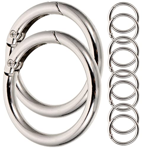 YOSADIER 10 Stück Runde Schlüsselringe Metall Stabile Schlüsselanhänger für DIY Projekte und Zubehör für Schlüssel Anhänger und Taschenaccessoires YOSADIER 10 Stück Runde Schlüsselringe Metall Stabile Schlüsselanhänger für DIY Projekte und Zubehör für Schlüssel Anhänger und Taschenaccessoires von YOSADIER
