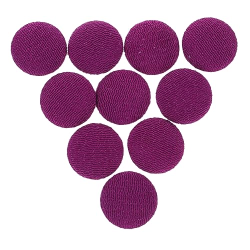YOSADIER 10 Stück Stoffknopf Für Basteln Creme Schlüssel Tuch Runden Mit Stoff Umwickelter Knopf Bunt Knöpfe Nähen Verschönert Mehrere Kleidung Eingewickelt Violett YOSADIER 10 Stück Stoffknopf Für Basteln Creme Schlüssel Tuch Runden Mit Stoff Umwickelter Knopf Bunt Knöpfe Nähen Verschönert Mehrere Kleidung Eingewickelt Violett von YOSADIER