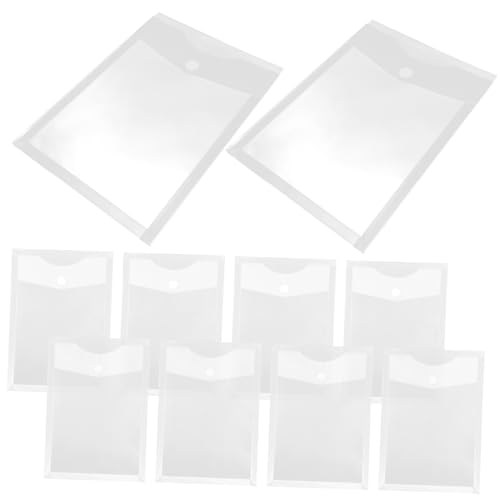 YOSADIER 10 Stück Teiliges Dokumententaschen Transparente Wiederverwendbare Aufbewahrungstaschen mit für Büro Schule Großer Organizer für Dokumentenlagerung YOSADIER 10 Stück Teiliges Dokumententaschen Transparente Wiederverwendbare Aufbewahrungstaschen mit für Büro Schule Großer Organizer für Dokumentenlagerung von YOSADIER