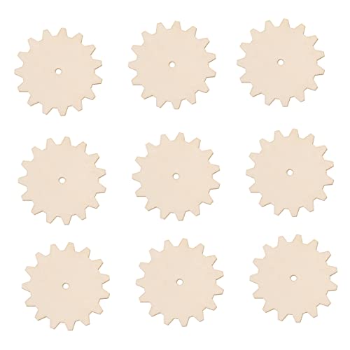 YOSADIER 10 Stück Unlackierte Holzchips für DIY Bastelprojekte Spielsteine für Spiele und Party Dekorationen Hochwertigem Holz Gefertigt von YOSADIER