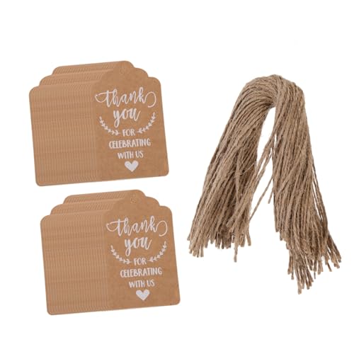 YOSADIER 100 Sätze Kraftpapier Anhänger Leere Etiketten für Diy Projekte Hochzeiten Basteleien Robustes Beschreibbares Material mit Aufhängeloch für Gestaltung YOSADIER 100 Sätze Kraftpapier Anhänger Leere Etiketten für Diy Projekte Hochzeiten Basteleien Robustes Beschreibbares Material mit Aufhängeloch für Gestaltung von YOSADIER
