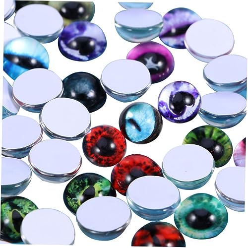 YOSADIER 100 Stück Animal Eye Patch Multifunktions-Handwerksperlen Bastelzubehör kleine Perlen für Handwerk kawaii ästhetische Perlen Lose Perlen Perlendekor Perlen zum Basteln Glas YOSADIER 100 Stück Animal Eye Patch Multifunktions-Handwerksperlen Bastelzubehör kleine Perlen für Handwerk kawaii ästhetische Perlen Lose Perlen Perlendekor Perlen zum Basteln Glas von YOSADIER