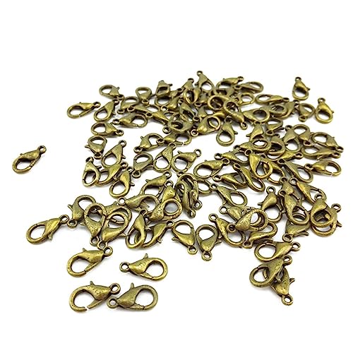 YOSADIER 100 Stück Antik Bronze Lobster Claw Verschlüsse Hochwertige Schmuckverschlüsse für Diy und Armbänder für Schmuckherstellung und Reparaturen YOSADIER 100 Stück Antik Bronze Lobster Claw Verschlüsse Hochwertige Schmuckverschlüsse für Diy und Armbänder für Schmuckherstellung und Reparaturen von YOSADIER