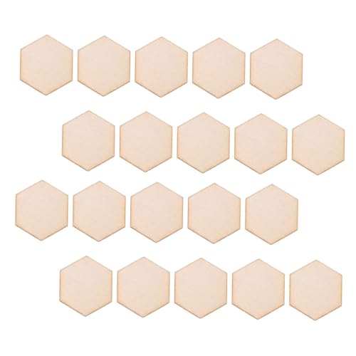 YOSADIER 100 Stück Dekorationen aus Holzspänen Handwerk sechseckig unfertige Sechseckformen geformt Wabenplaques Holzscheiben Bastelmaterial aus Holz unfertige Holzspäne hölzern Beige YOSADIER 100 Stück Dekorationen aus Holzspänen Handwerk sechseckig unfertige Sechseckformen geformt Wabenplaques Holzscheiben Bastelmaterial aus Holz unfertige Holzspäne hölzern Beige von YOSADIER
