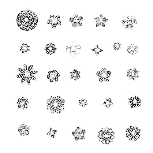 YOSADIER 100 Stück Diy Bead Caps für Schmuckherstellung Zierteile für Armbänder für Bastelprojekte Packung Vielseitig Einsetzbar Ergänzung für Ihre Schmuckkollektion YOSADIER 100 Stück Diy Bead Caps für Schmuckherstellung Zierteile für Armbänder für Bastelprojekte Packung Vielseitig Einsetzbar Ergänzung für Ihre Schmuckkollektion von YOSADIER