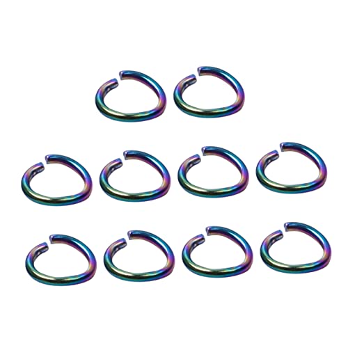 YOSADIER 100 Stück Farbige Ringe Mehrfunktions Sprung Ringe für Diy Schmuckherstellung Armbänder und Handarbeiten YOSADIER 100 Stück Farbige Ringe Mehrfunktions Sprung Ringe für Diy Schmuckherstellung Armbänder und Handarbeiten von YOSADIER